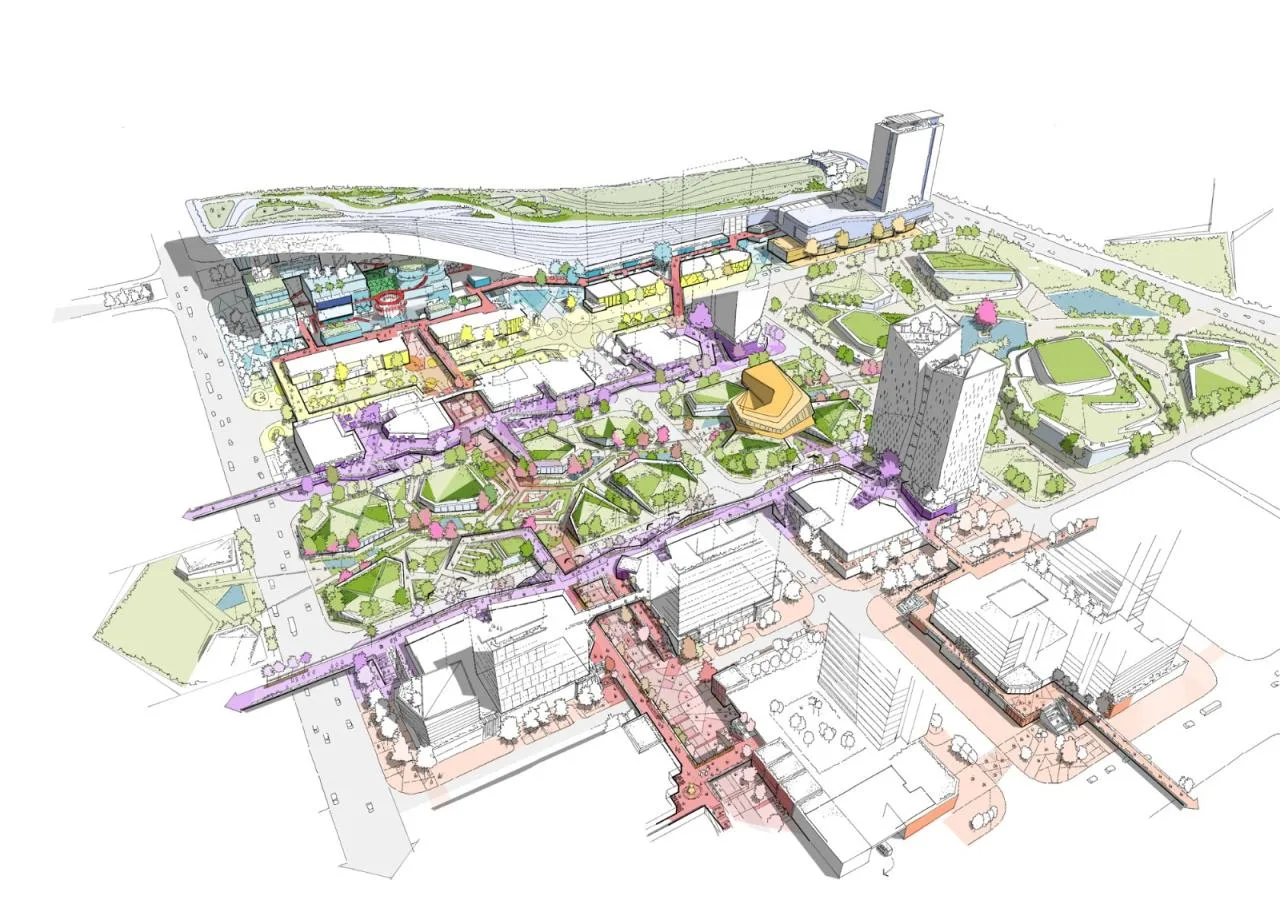 BIM Architecture | Shenzhen Qianhai · Huafa Ice and Snow World: The World's Largest Indoor Ski Center/10 Design
