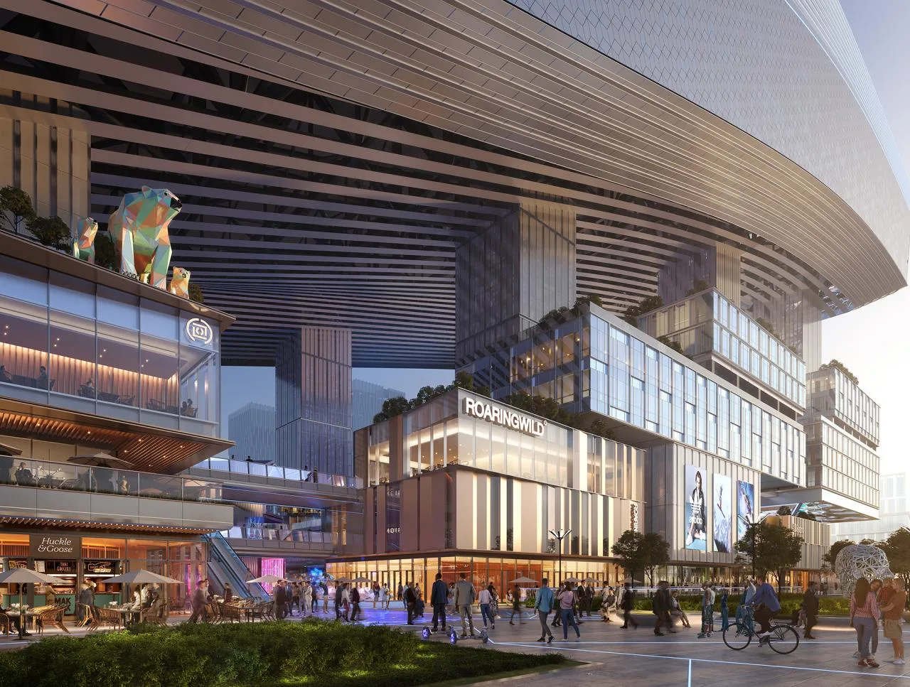 BIM Architecture | Shenzhen Qianhai · Huafa Ice and Snow World: The World's Largest Indoor Ski Center/10 Design