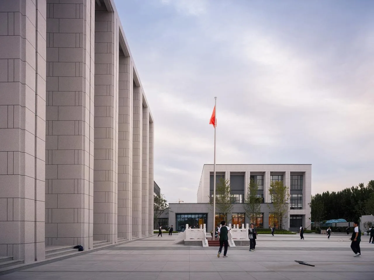 BIM Architecture | Henan Anyang Zhenzhong School/Xiangwai Construction Studio, School of Architecture and Urban Planning, Shandong Jianzhu University