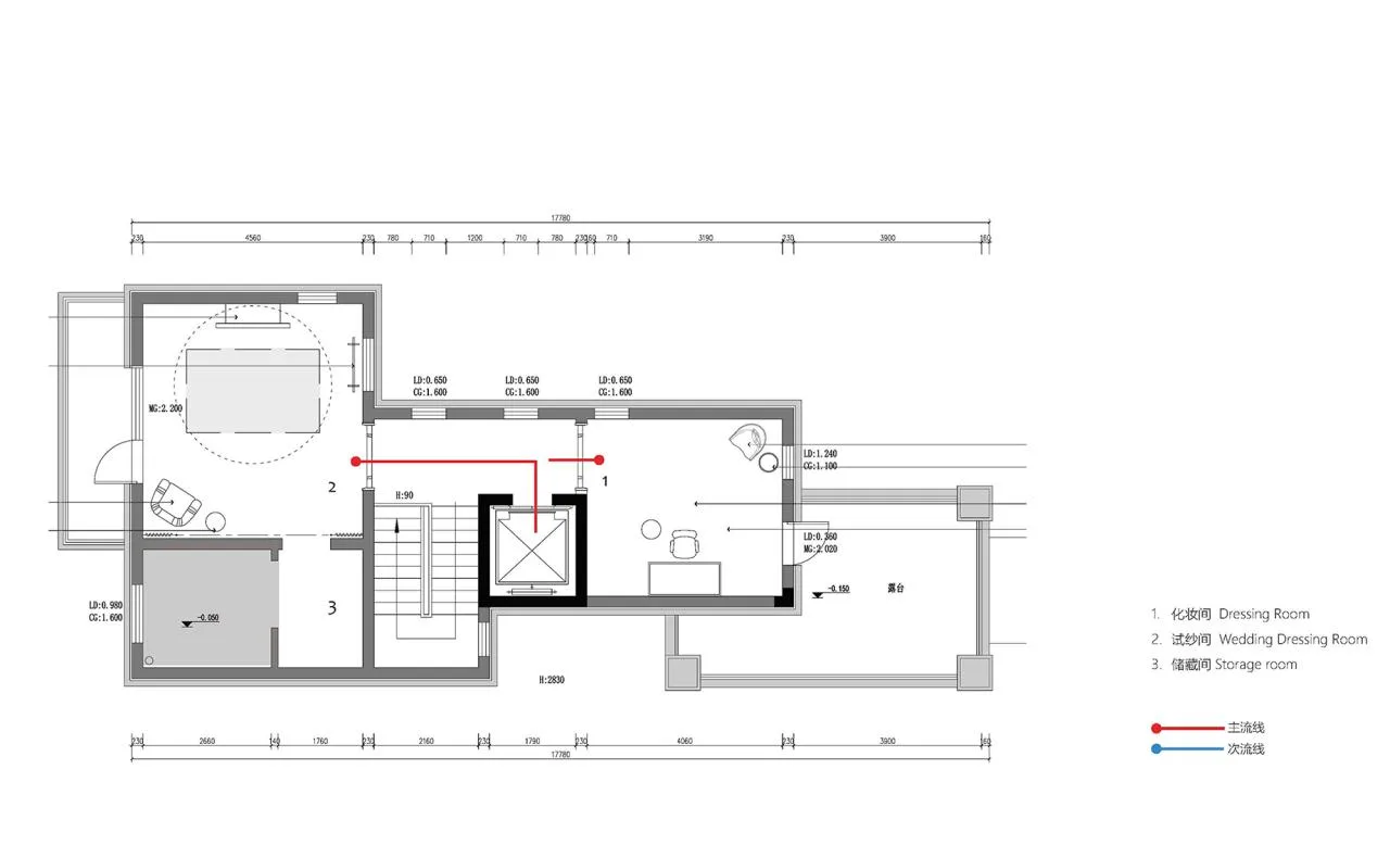 BIM Architecture | LAN Bridal Wedding Collection Store/WUMICHI Wu Mi Chi Architectural Design