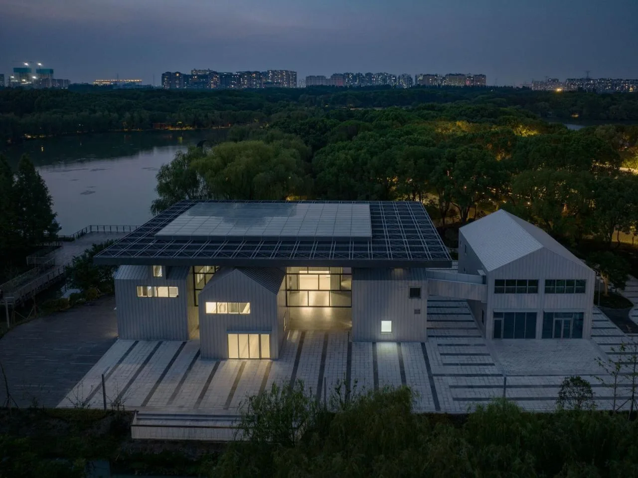 BIM Architecture | Kunshan Urban Ecological Forest Park Visitor Center/Arkomixing Architectural Design