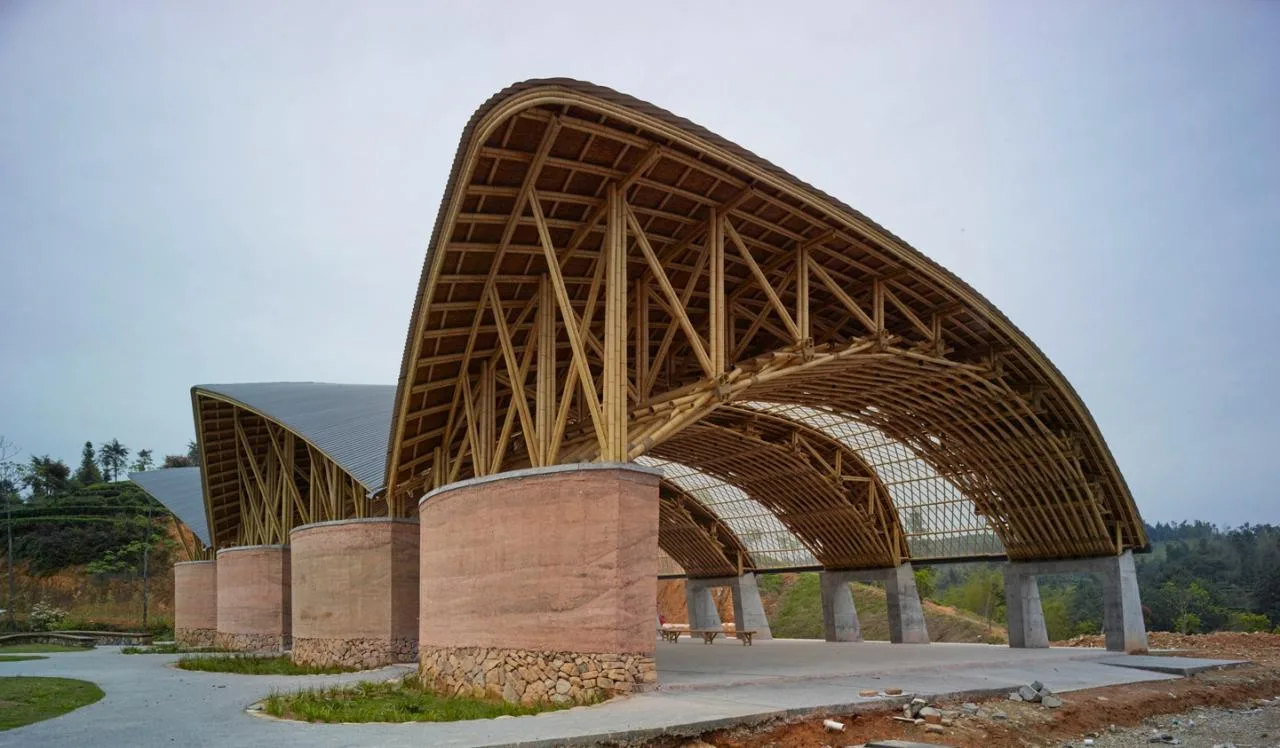 BIM Architecture | Bamboo Pipe Ridge Tea Green Market/Tsinghua University Architectural Design and Research Institute Supu Architecture Studio