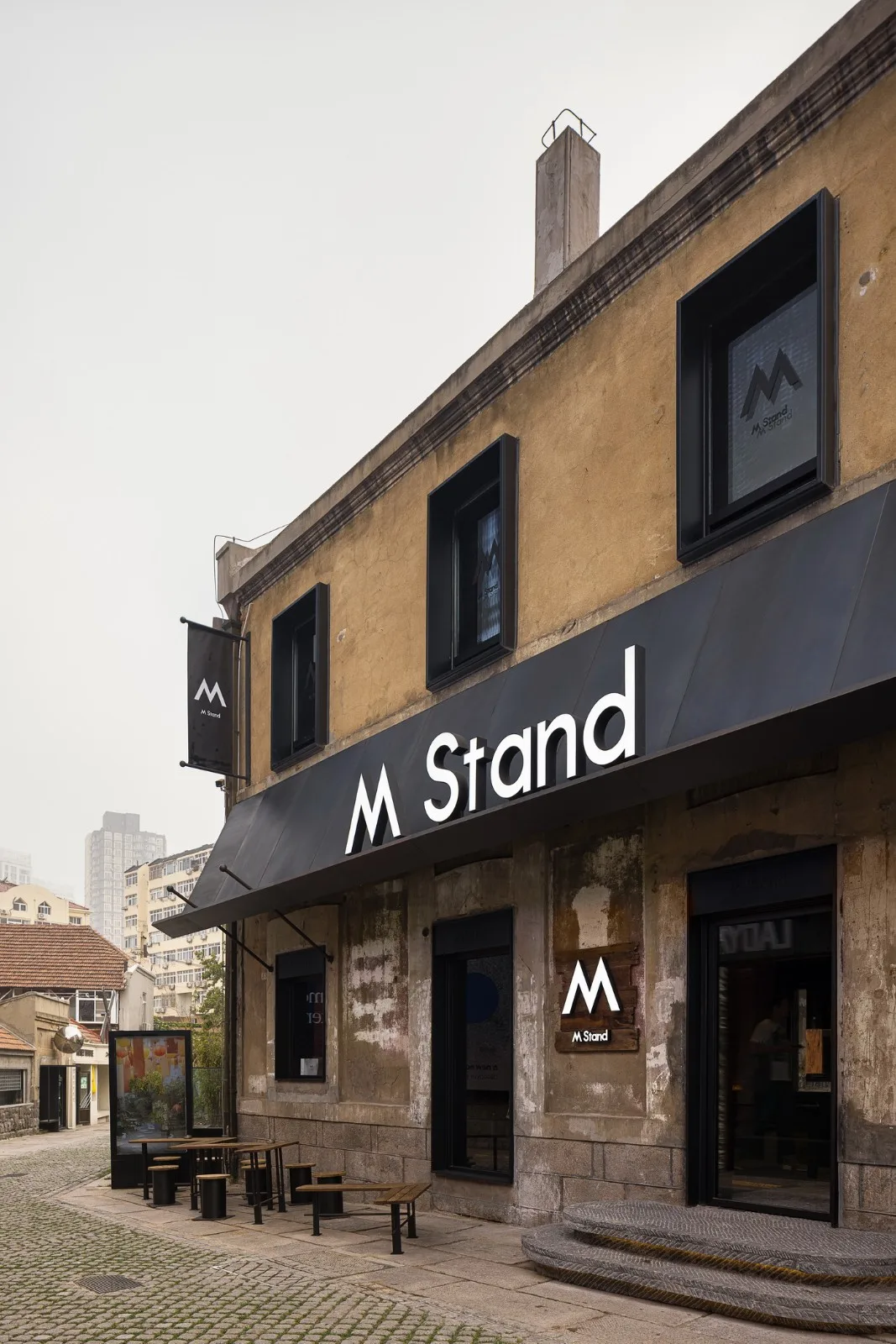 BIM Architecture | 'Century long Dialogue' M stand - Qingdao Yinyu Lane Flagship Store/Balanced Space Design