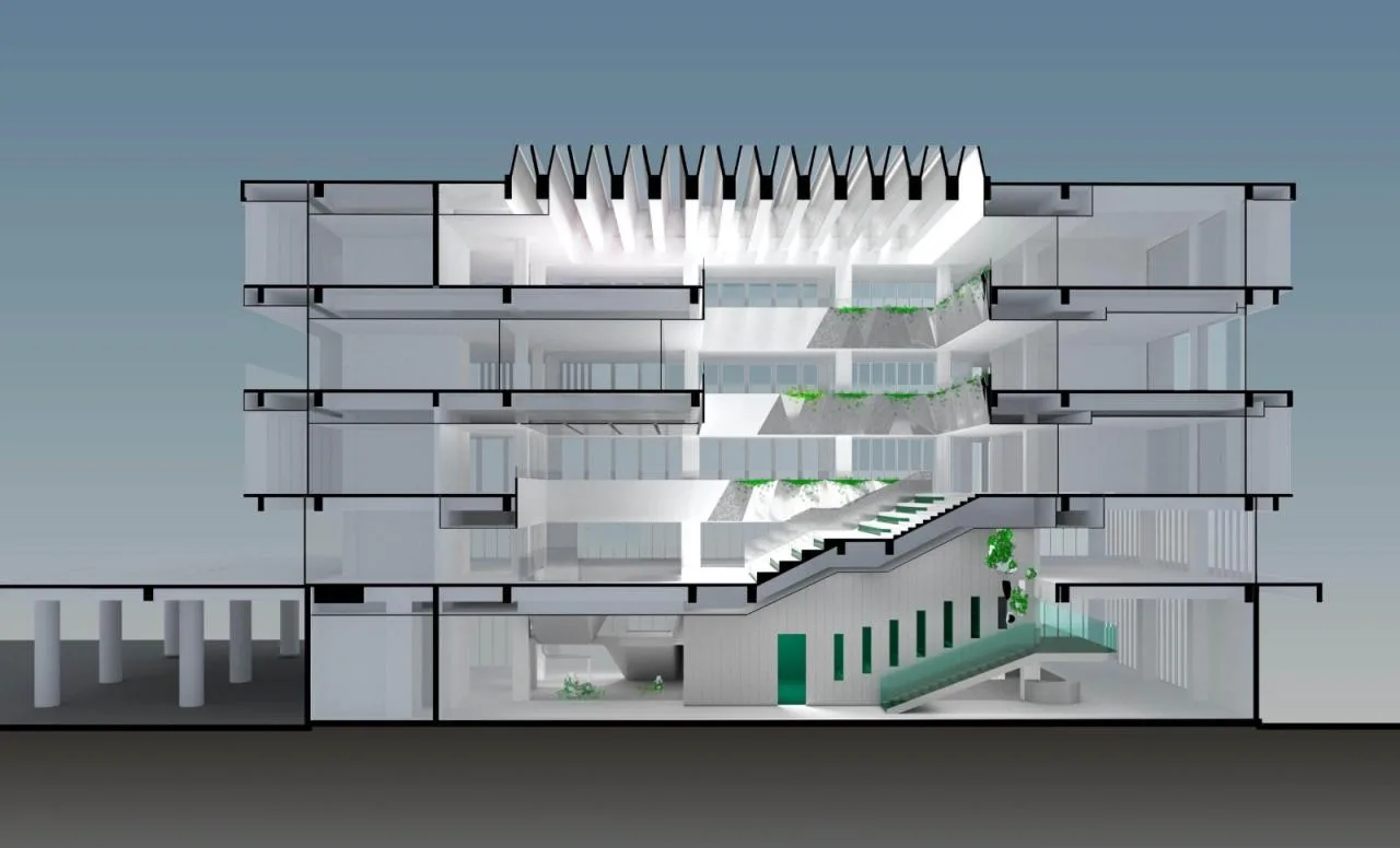 BIM Architecture | Tiefengtang R&D Building/Landscape Architecture