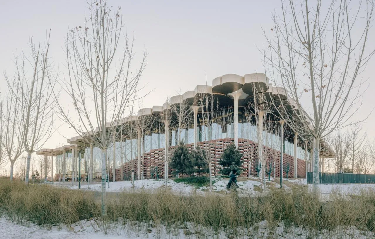 BIM Architecture | Beijing Urban Library, Book Hill under Ginkgo Tree/Sn ø hetta