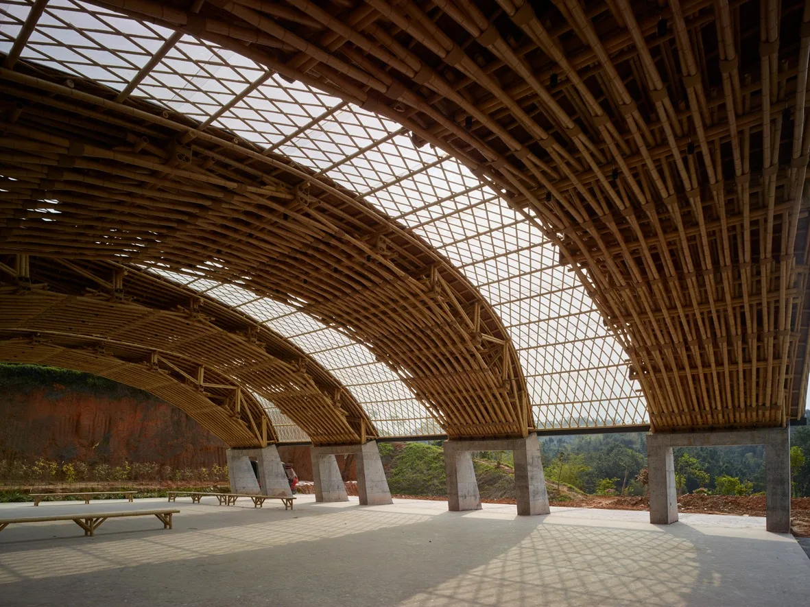 BIM Architecture | Bamboo Pipe Ridge Tea Green Market/Tsinghua University Architectural Design and Research Institute Supu Architecture Studio