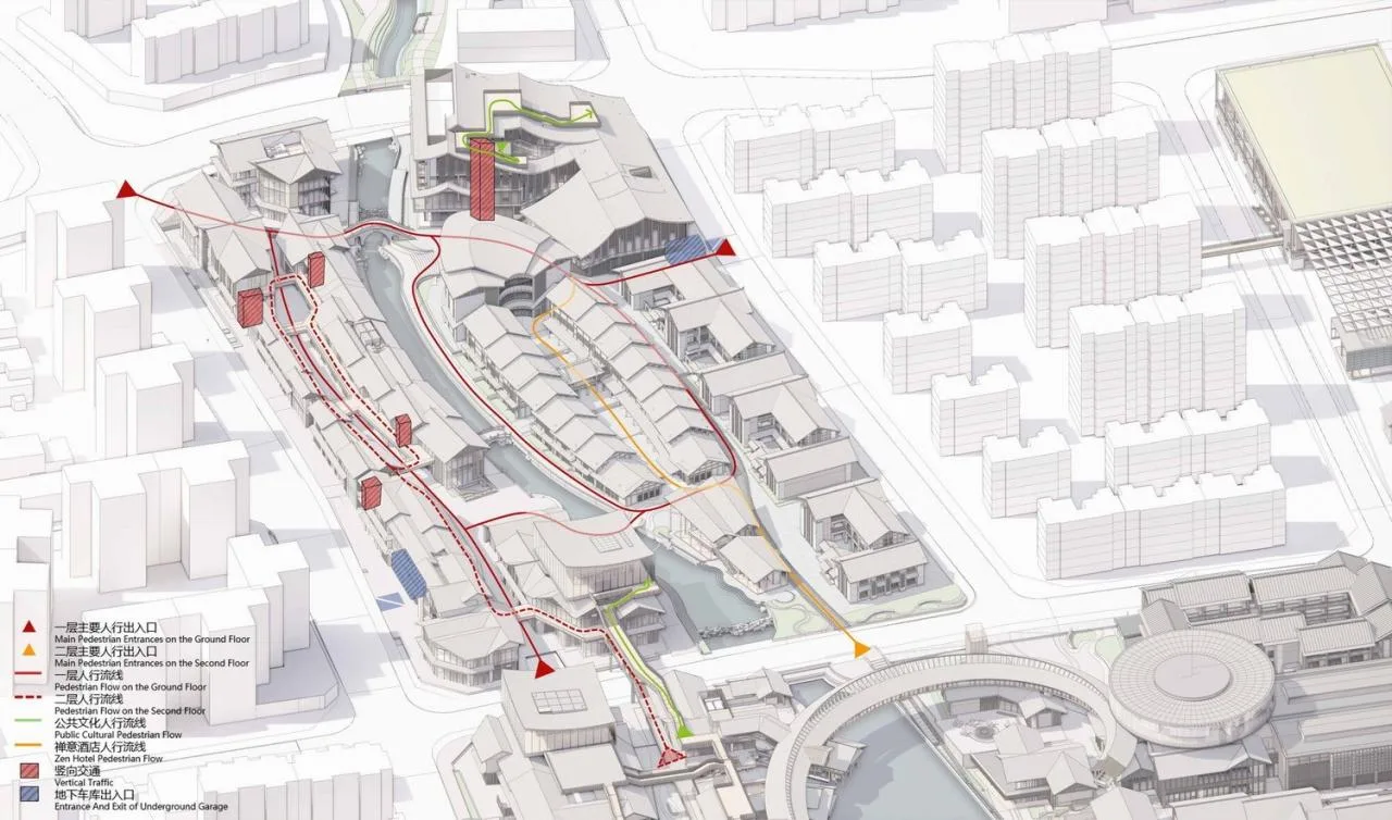 BIM Architecture | Chengdu Pengzhou Longxing Temple Regional Urban Renewal/BIAD-ASA Architectural Landscape Studio