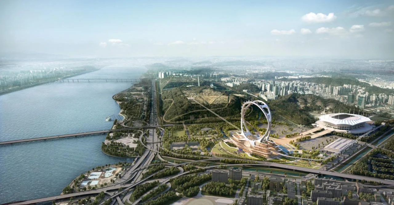 BIM Architecture | 'Peace Park Ferris Wheel' Design Proposal: Redefining Seoul Skyline/UNStudio