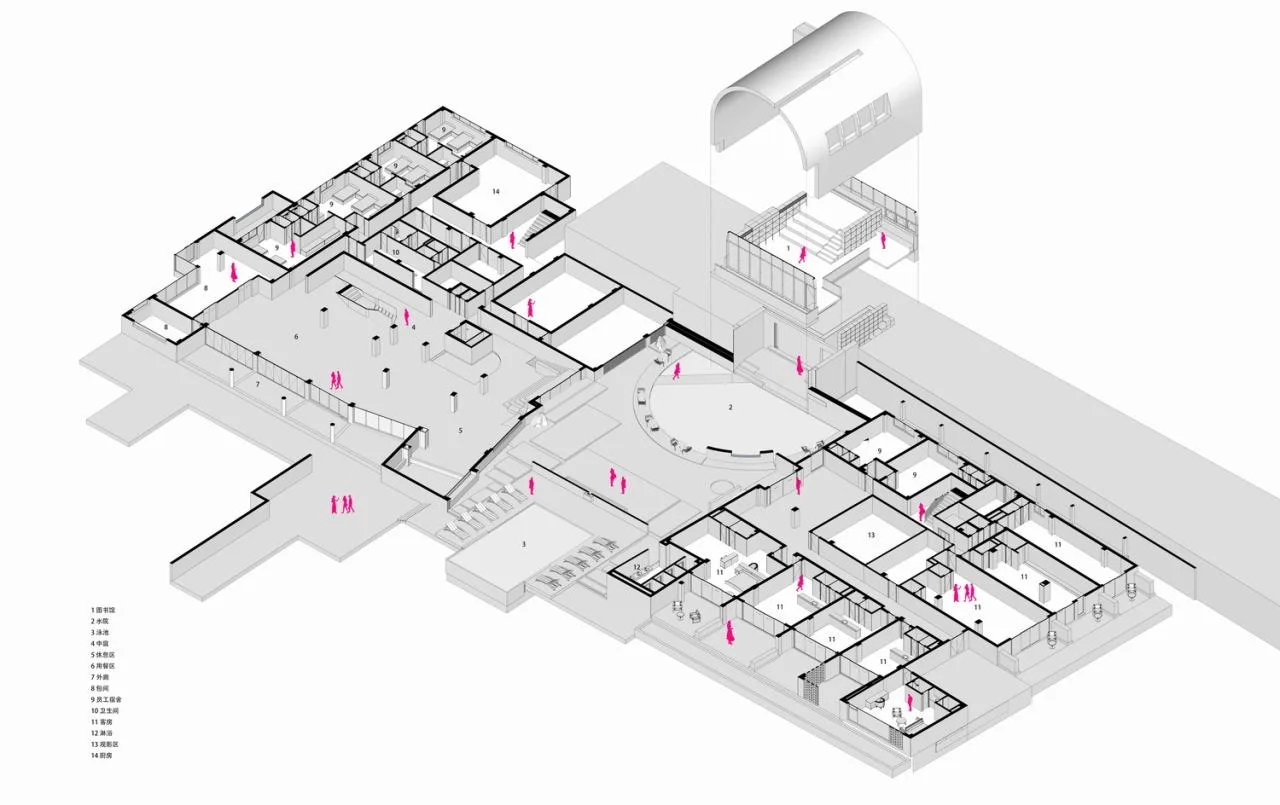 BIM Architecture | Responding to the Humanistic Residence of Ancient Temples and Mountains: Cihu Academy in Qingyuan/Buildings Outside the City