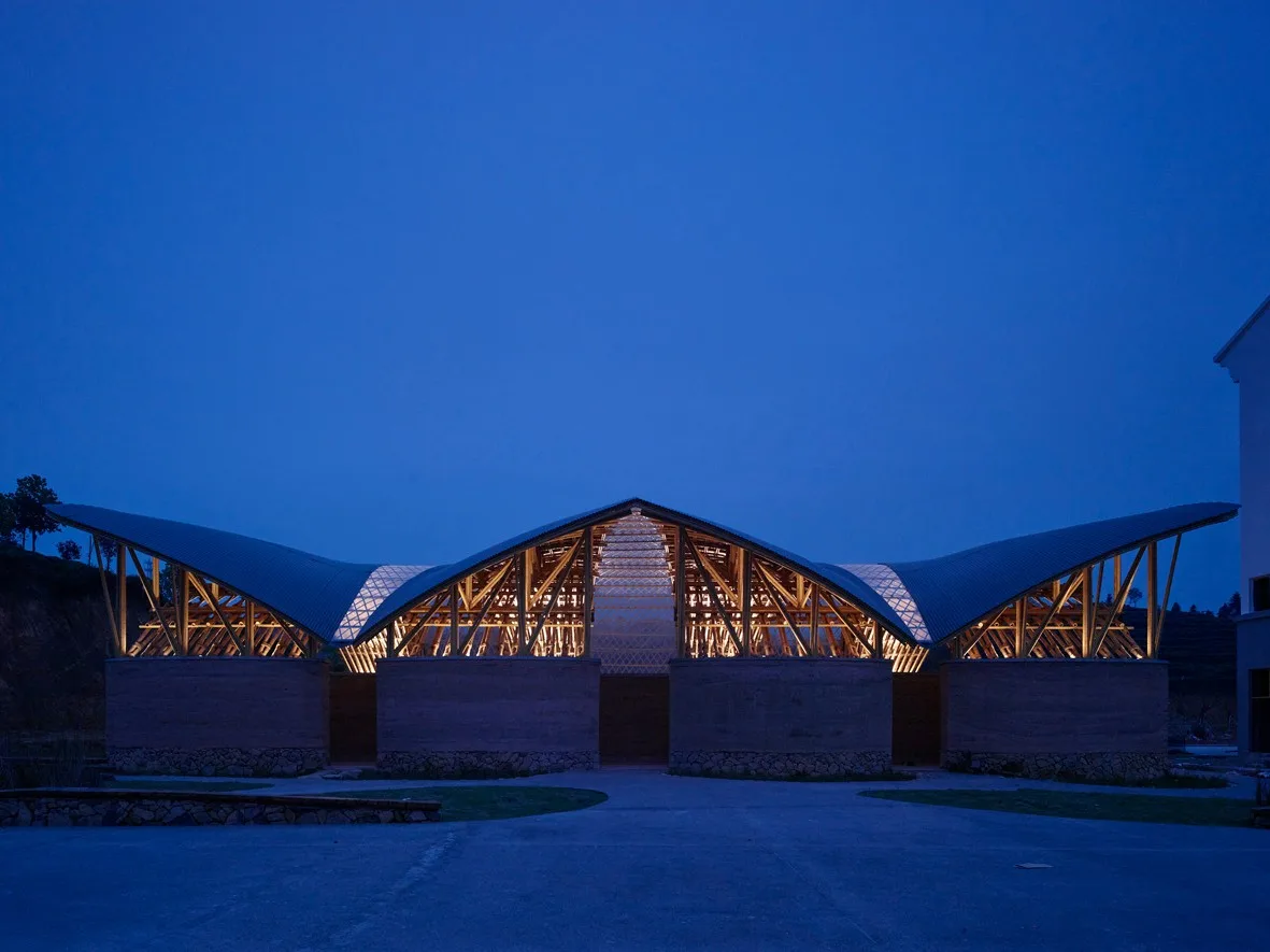 BIM Architecture | Bamboo Pipe Ridge Tea Green Market/Tsinghua University Architectural Design and Research Institute Supu Architecture Studio