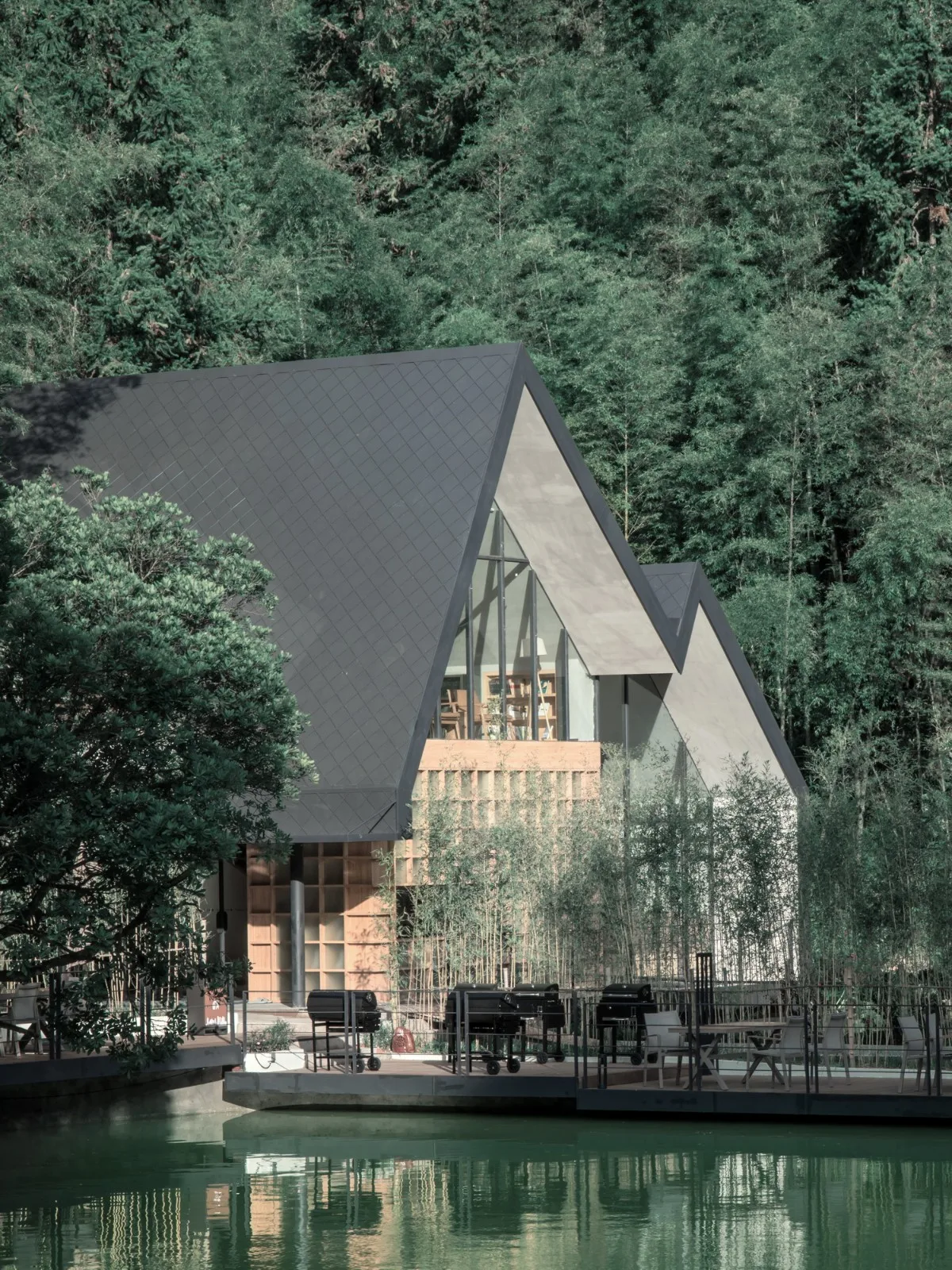 BIM Architecture | Nankun Secret Land High Mountain Bookstore/Outside City Architecture