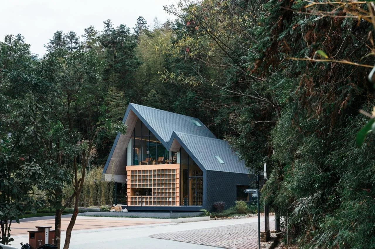 BIM Architecture | Nankun Secret Land High Mountain Bookstore/Outside City Architecture