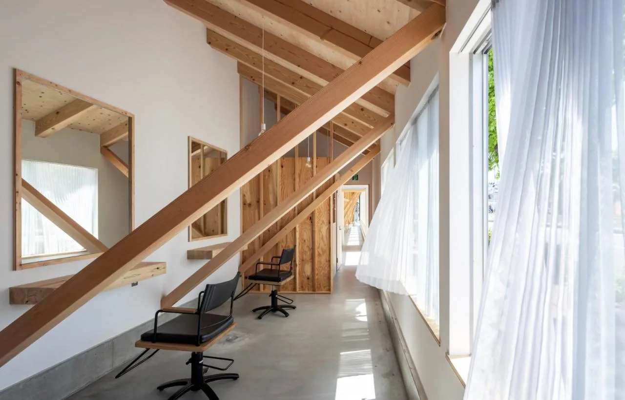 BIM Architecture | 4x59m Triangle, YOKONAGAYA Beauty Salon/Office for Environment Architecture