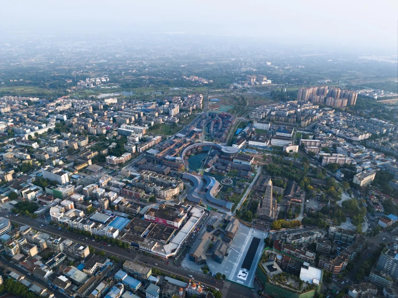 BIM Architecture | Chengdu Pengzhou Longxing Temple Regional Urban Renewal/BIAD-ASA Architectural Landscape Studio