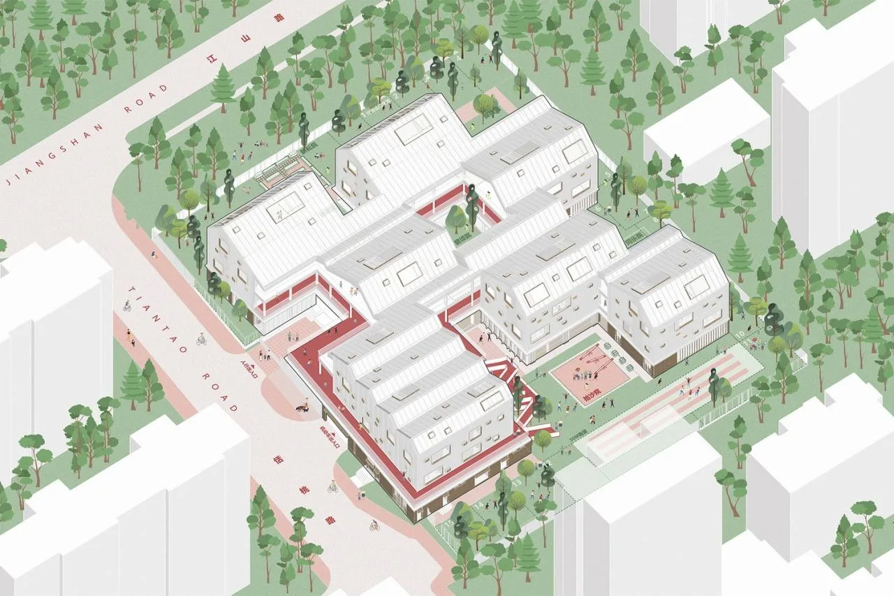 BIM Architecture | Shanghai Lanwan Kindergarten/East China Architectural Design and Research Institute Ding Shun Team