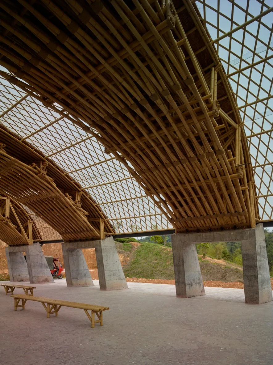 BIM Architecture | Bamboo Pipe Ridge Tea Green Market/Tsinghua University Architectural Design and Research Institute Supu Architecture Studio