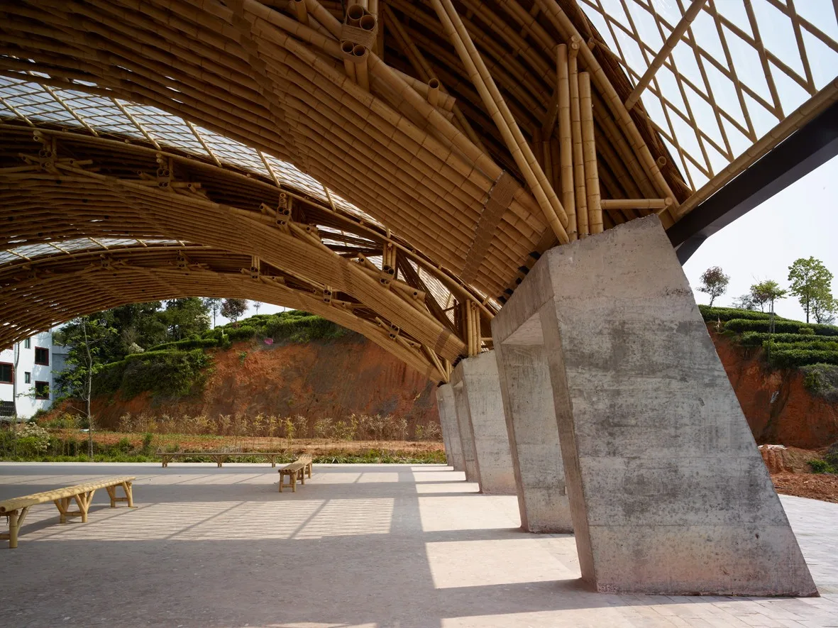 BIM Architecture | Bamboo Pipe Ridge Tea Green Market/Tsinghua University Architectural Design and Research Institute Supu Architecture Studio