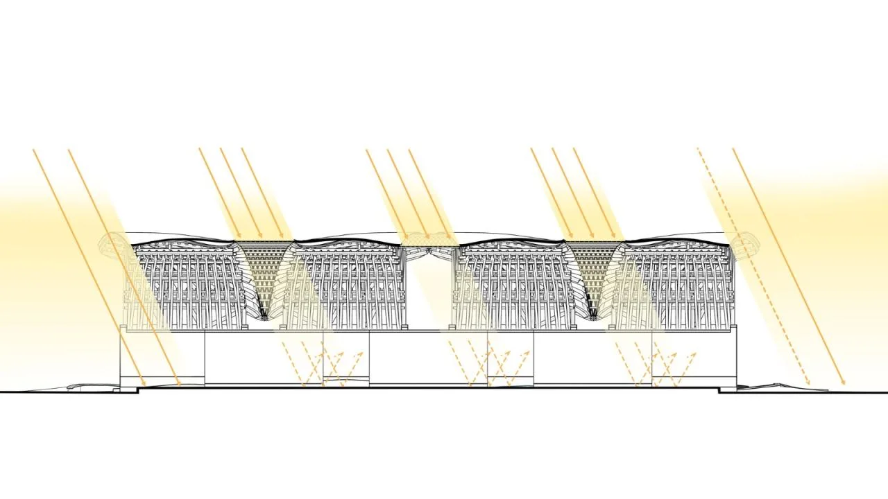 BIM Architecture | Bamboo Pipe Ridge Tea Green Market/Tsinghua University Architectural Design and Research Institute Supu Architecture Studio