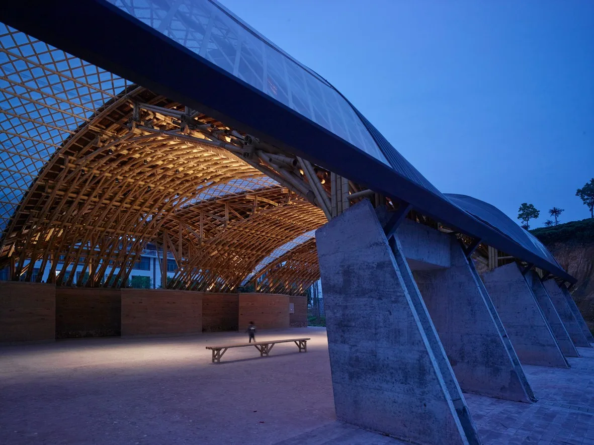 BIM Architecture | Bamboo Pipe Ridge Tea Green Market/Tsinghua University Architectural Design and Research Institute Supu Architecture Studio