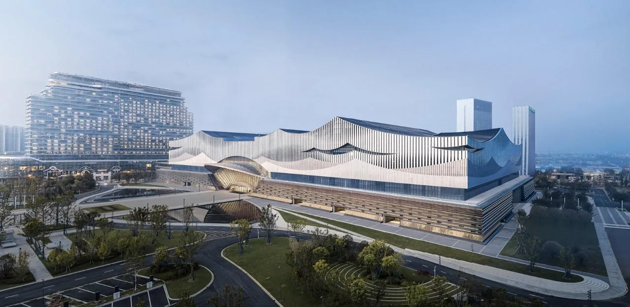 BIM Architecture | Changsha International Conference Center: Shuiyun Xiaoxiang Hanmo Zhonghua/South China University of Technology Architectural Design and Research Institute Co., Ltd