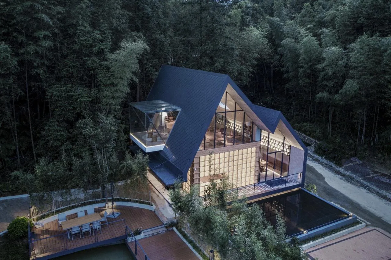 BIM Architecture | Nankun Secret Land High Mountain Bookstore/Outside City Architecture