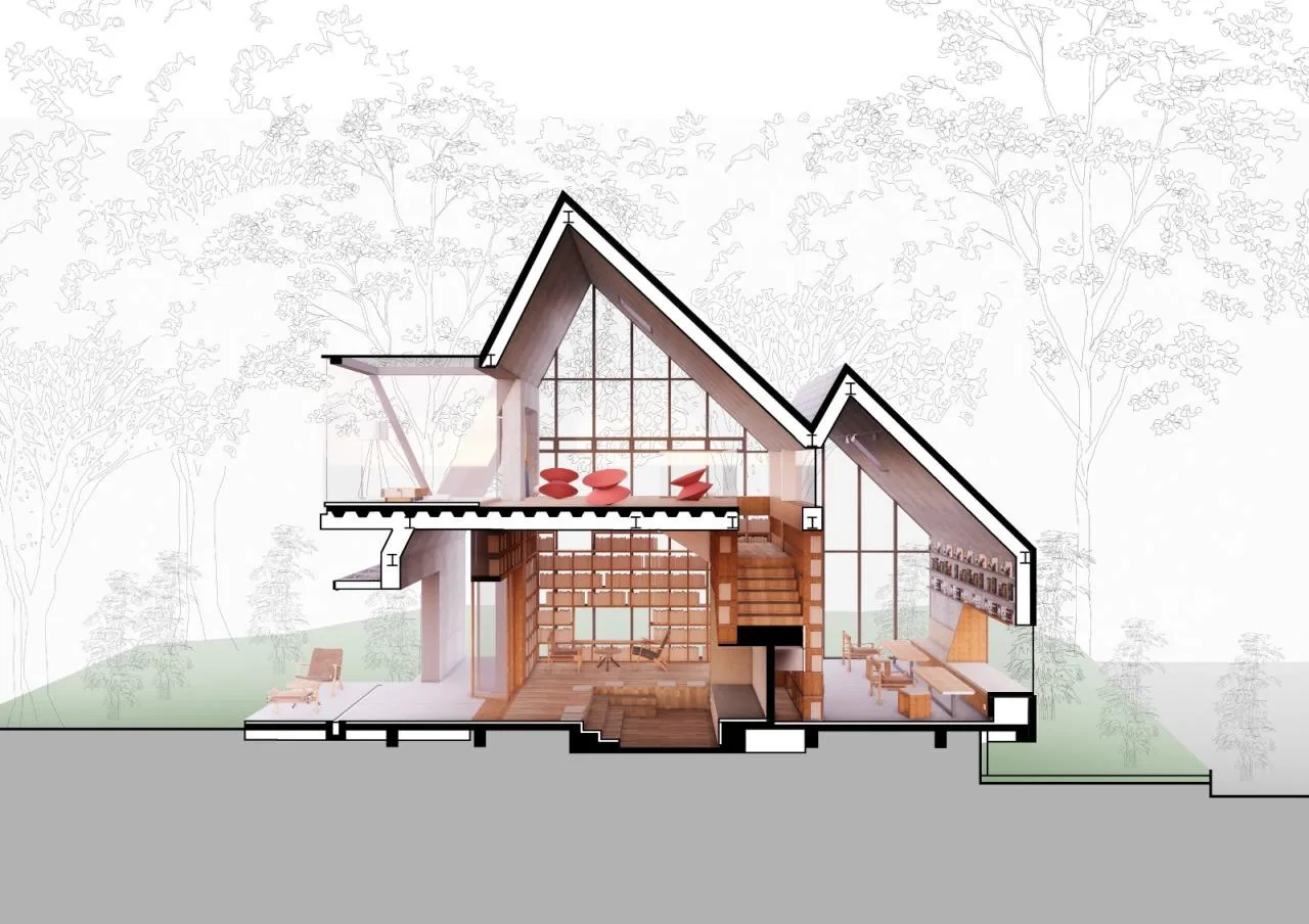 BIM Architecture | Nankun Secret Land High Mountain Bookstore/Outside City Architecture