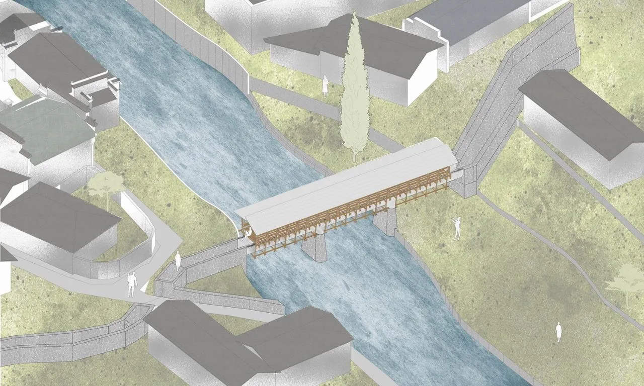 BIM Architecture | Fengwu Ji · Canal Corridor Bridge/IARA