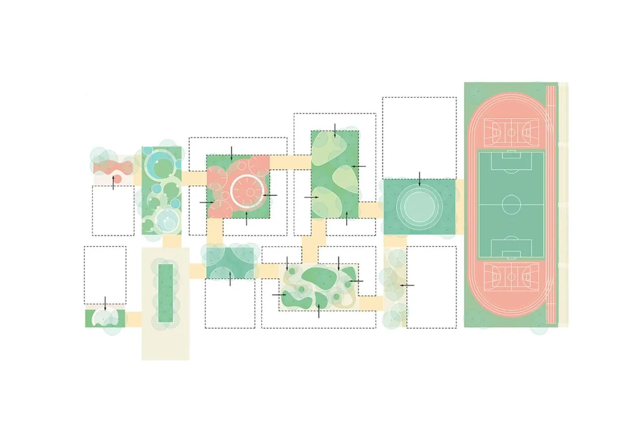 BIM Architecture | Jiuyuan School: A New Campus Scene of Coexistence with Nature/TOPOTEK 1