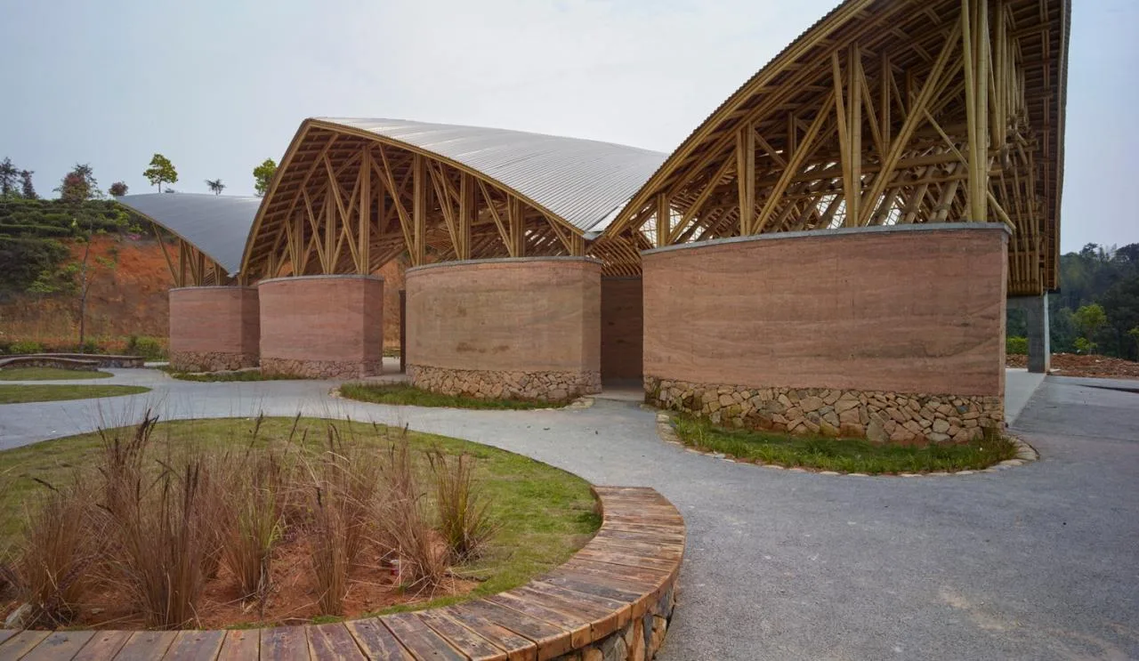 BIM Architecture | Bamboo Pipe Ridge Tea Green Market/Tsinghua University Architectural Design and Research Institute Supu Architecture Studio