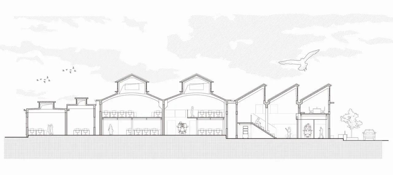 BIM Architecture | Silk Road Shengze Digital Culture Industry Park Demonstration Zone - Shengze Tanqiu Silk Spinning Factory Renovation/Flat Design