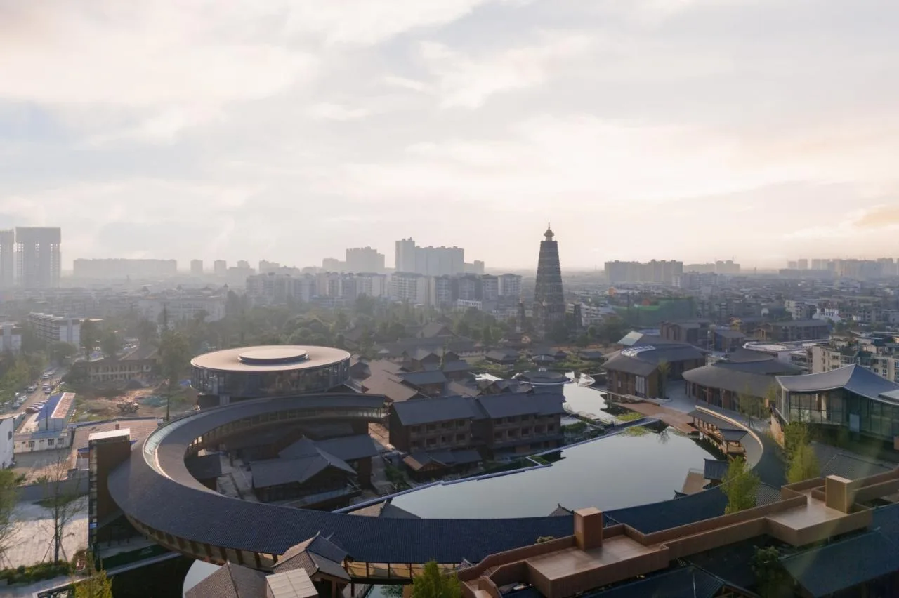 BIM Architecture | Chengdu Pengzhou Longxing Temple Regional Urban Renewal/BIAD-ASA Architectural Landscape Studio