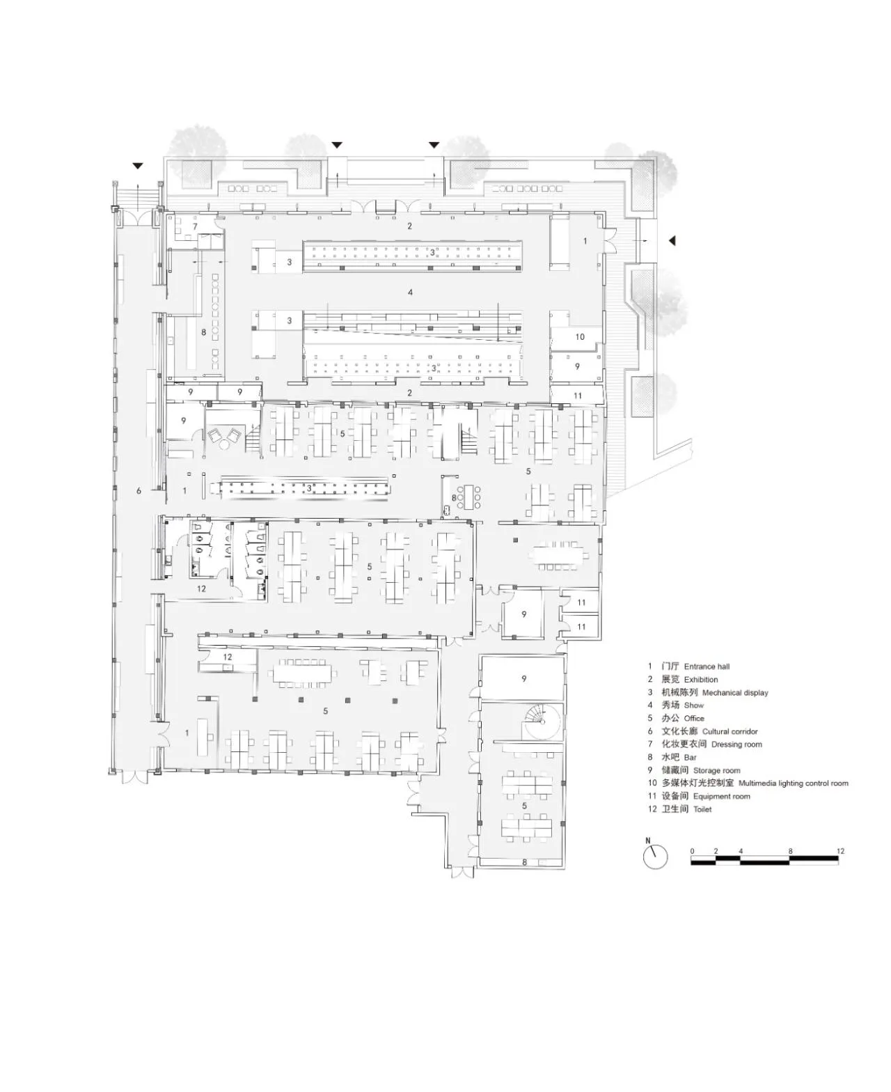 BIM Architecture | Silk Road Shengze Digital Culture Industry Park Demonstration Zone - Shengze Tanqiu Silk Spinning Factory Renovation/Flat Design