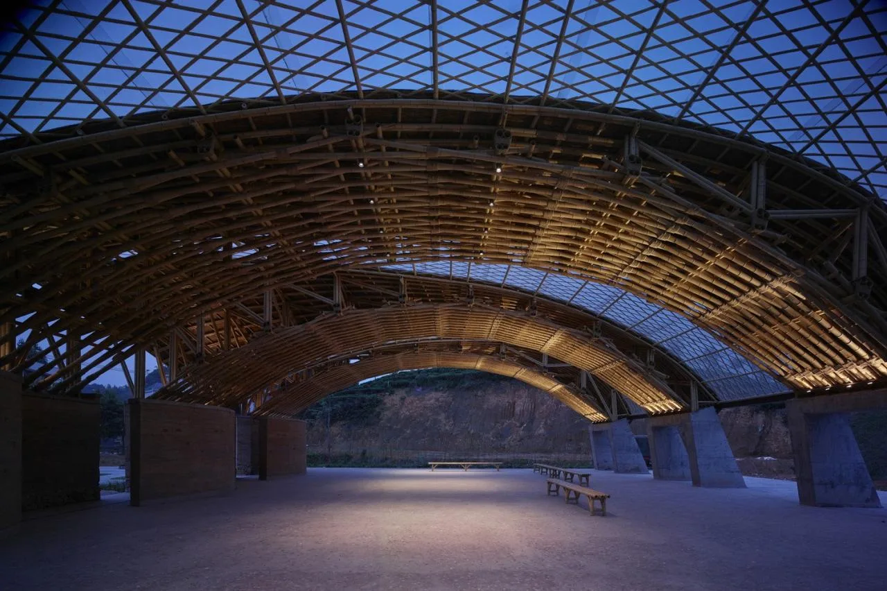 BIM Architecture | Bamboo Pipe Ridge Tea Green Market/Tsinghua University Architectural Design and Research Institute Supu Architecture Studio