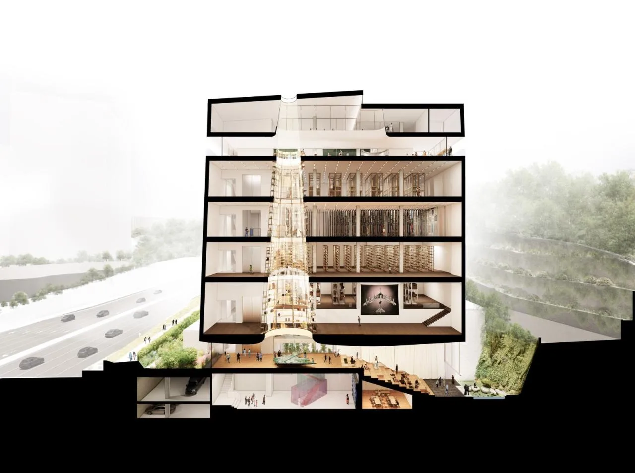BIM Architecture | Sturdy 'Tower': Seoul Museum Archives Seoul/Herzog&Co; De Meuron