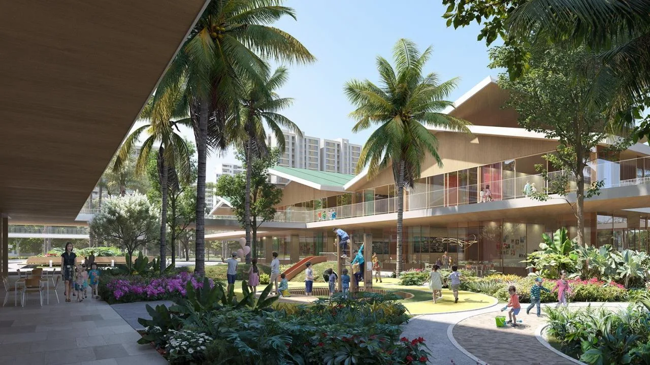 BIM Architecture | Jiuyuan School: A New Campus Scene of Coexistence with Nature/TOPOTEK 1