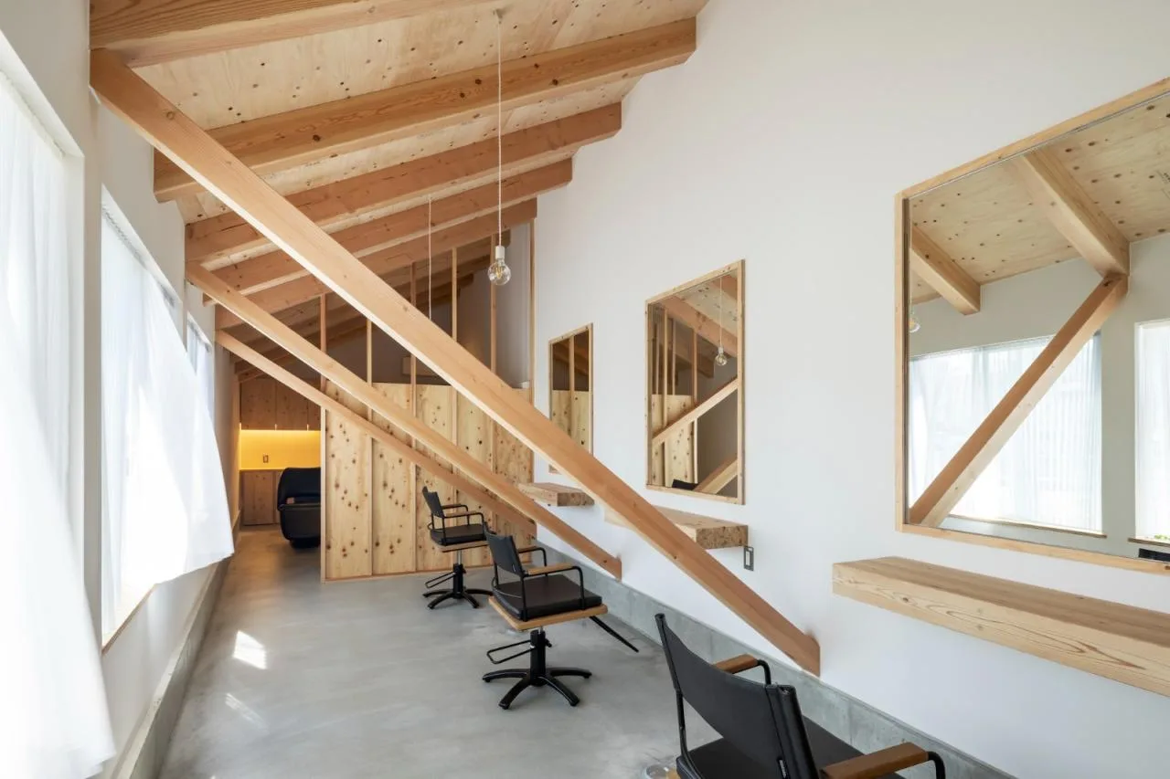 BIM Architecture | 4x59m Triangle, YOKONAGAYA Beauty Salon/Office for Environment Architecture