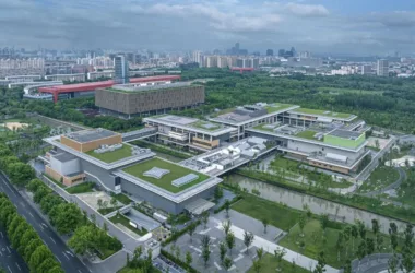 BIM Architecture: Youth Activity Center and Mass Art Museum in Pudong New Area by Landscape Architecture Firm-BIM WORLD