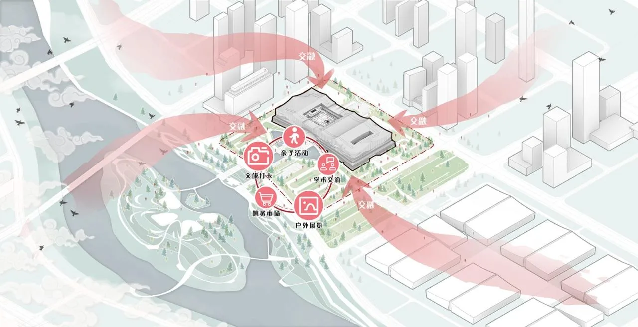 BIM Architecture | Changsha International Conference Center: Shuiyun Xiaoxiang Hanmo Zhonghua/South China University of Technology Architectural Design and Research Institute Co., Ltd