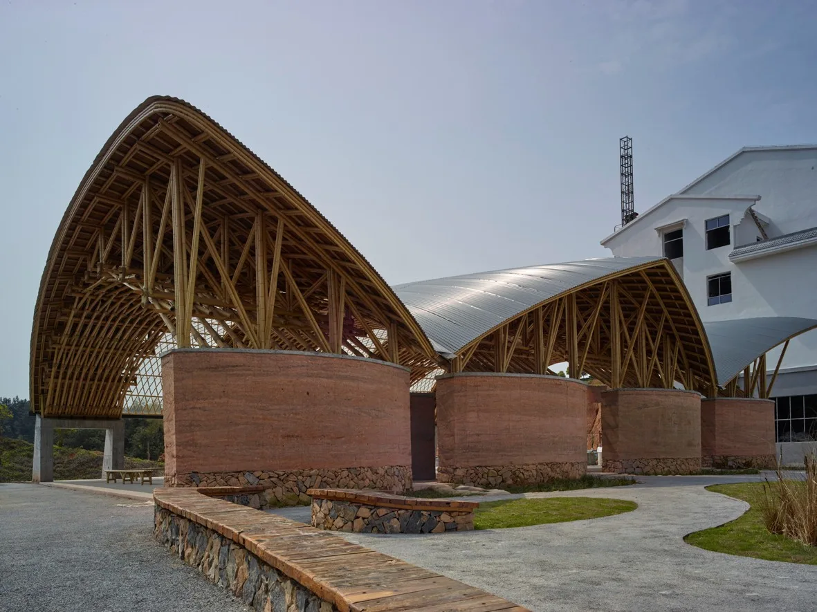 BIM Architecture | Bamboo Pipe Ridge Tea Green Market/Tsinghua University Architectural Design and Research Institute Supu Architecture Studio