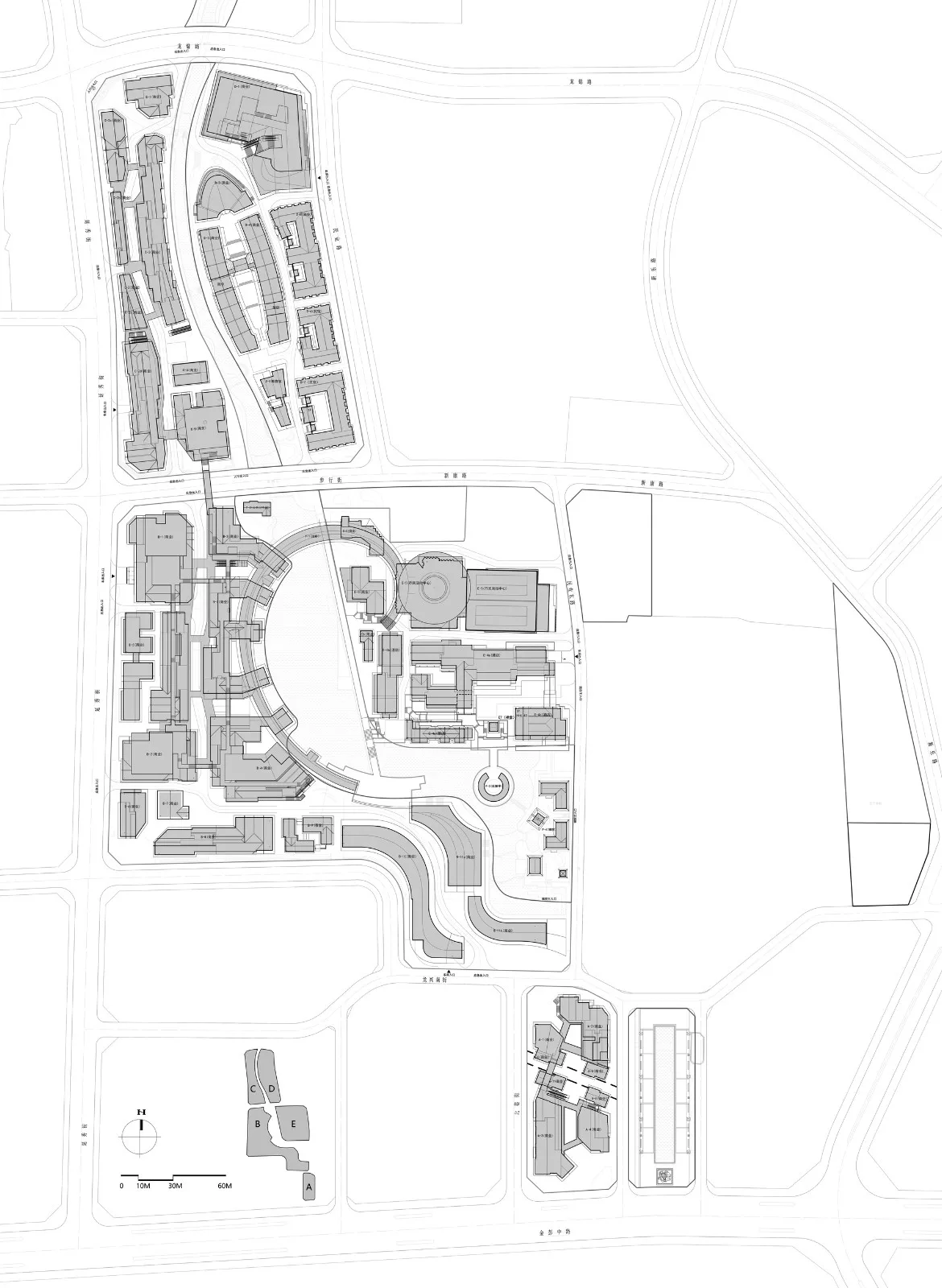 BIM Architecture | Chengdu Pengzhou Longxing Temple Regional Urban Renewal/BIAD-ASA Architectural Landscape Studio