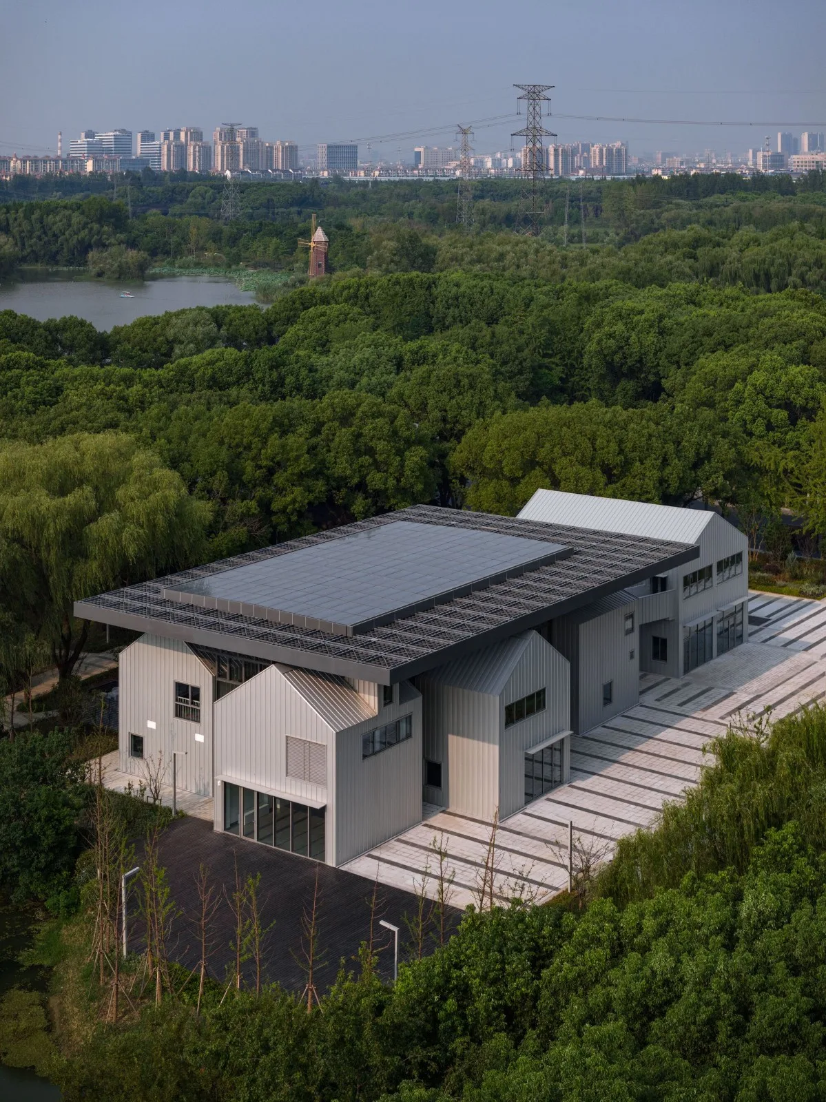 BIM Architecture | Kunshan Urban Ecological Forest Park Visitor Center/Arkomixing Architectural Design