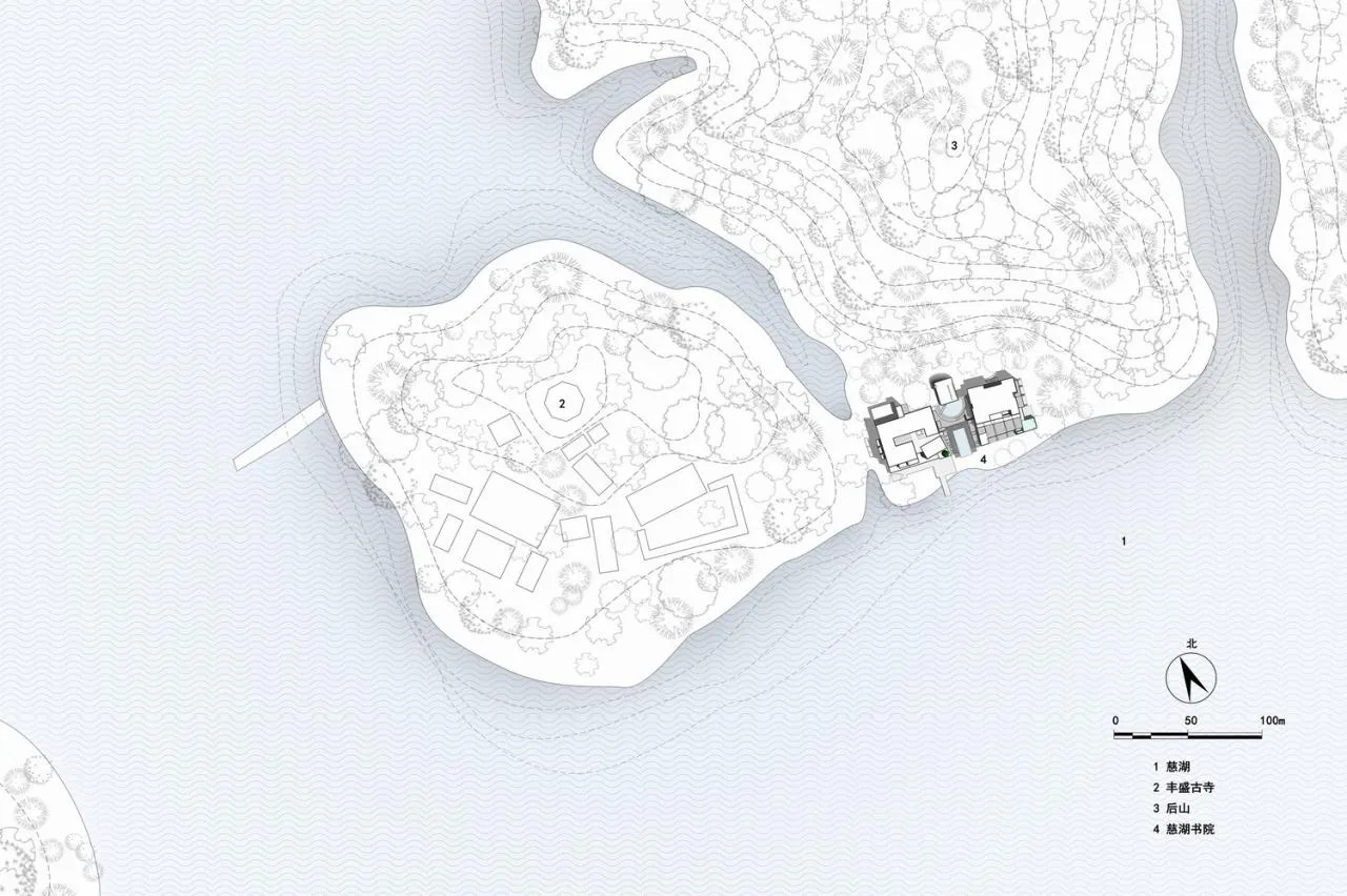 BIM Architecture | Responding to the Humanistic Residence of Ancient Temples and Mountains: Cihu Academy in Qingyuan/Buildings Outside the City
