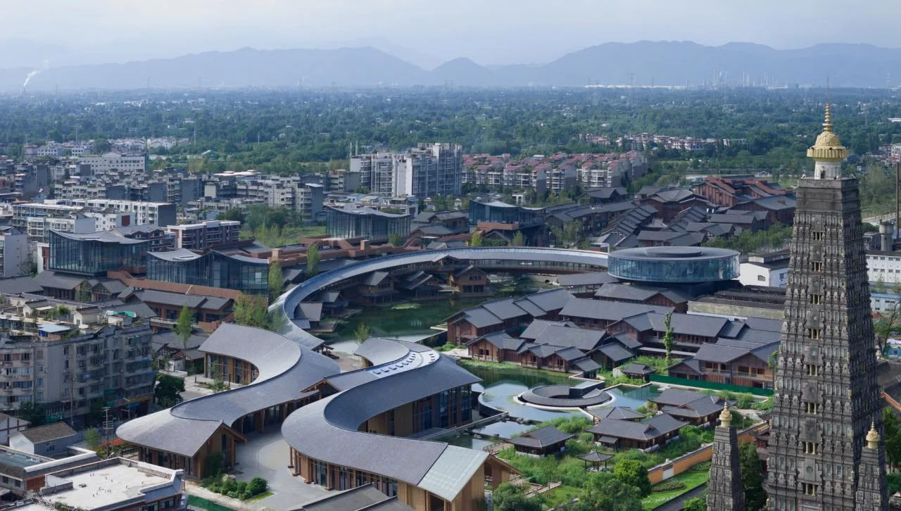 BIM Architecture | Chengdu Pengzhou Longxing Temple Regional Urban Renewal/BIAD-ASA Architectural Landscape Studio