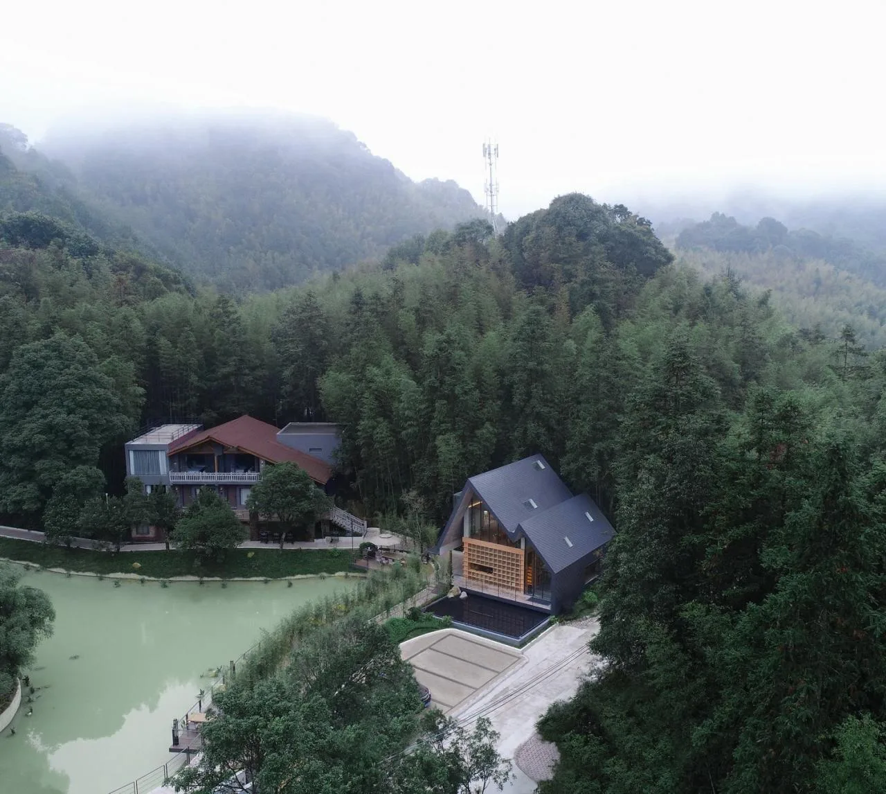 BIM Architecture | Nankun Secret Land High Mountain Bookstore/Outside City Architecture