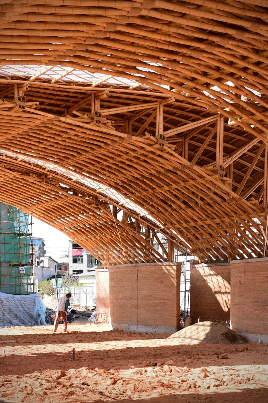 BIM Architecture | Bamboo Pipe Ridge Tea Green Market/Tsinghua University Architectural Design and Research Institute Supu Architecture Studio