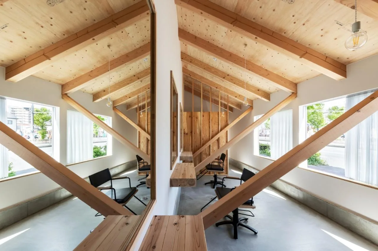 BIM Architecture | 4x59m Triangle, YOKONAGAYA Beauty Salon/Office for Environment Architecture
