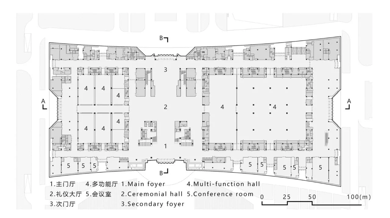 BIM Architecture | Changsha International Conference Center: Shuiyun Xiaoxiang Hanmo Zhonghua/South China University of Technology Architectural Design and Research Institute Co., Ltd