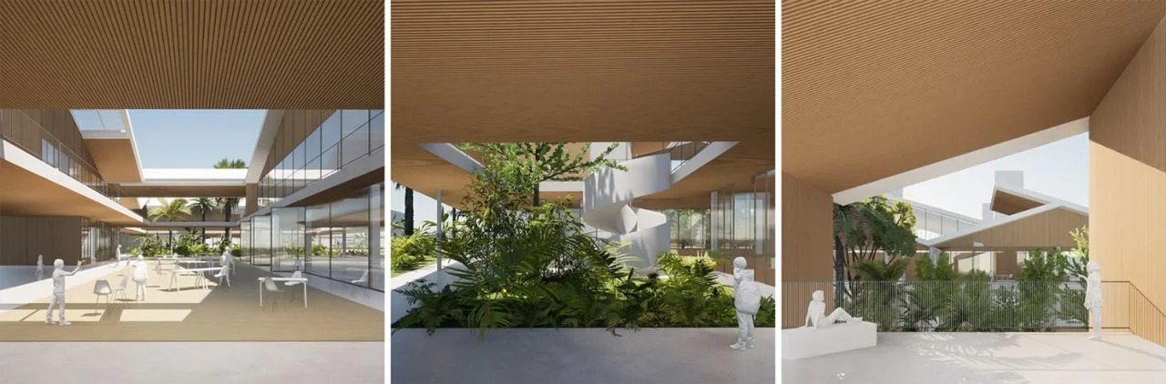 BIM Architecture | Jiuyuan School: A New Campus Scene of Coexistence with Nature/TOPOTEK 1