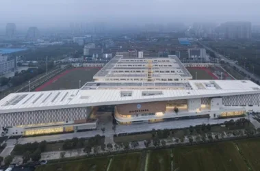 BIM Architecture Showcase: Suzhou University Gaoyou Experimental School by Jiucheng Urban Architecture-BIM WORLD