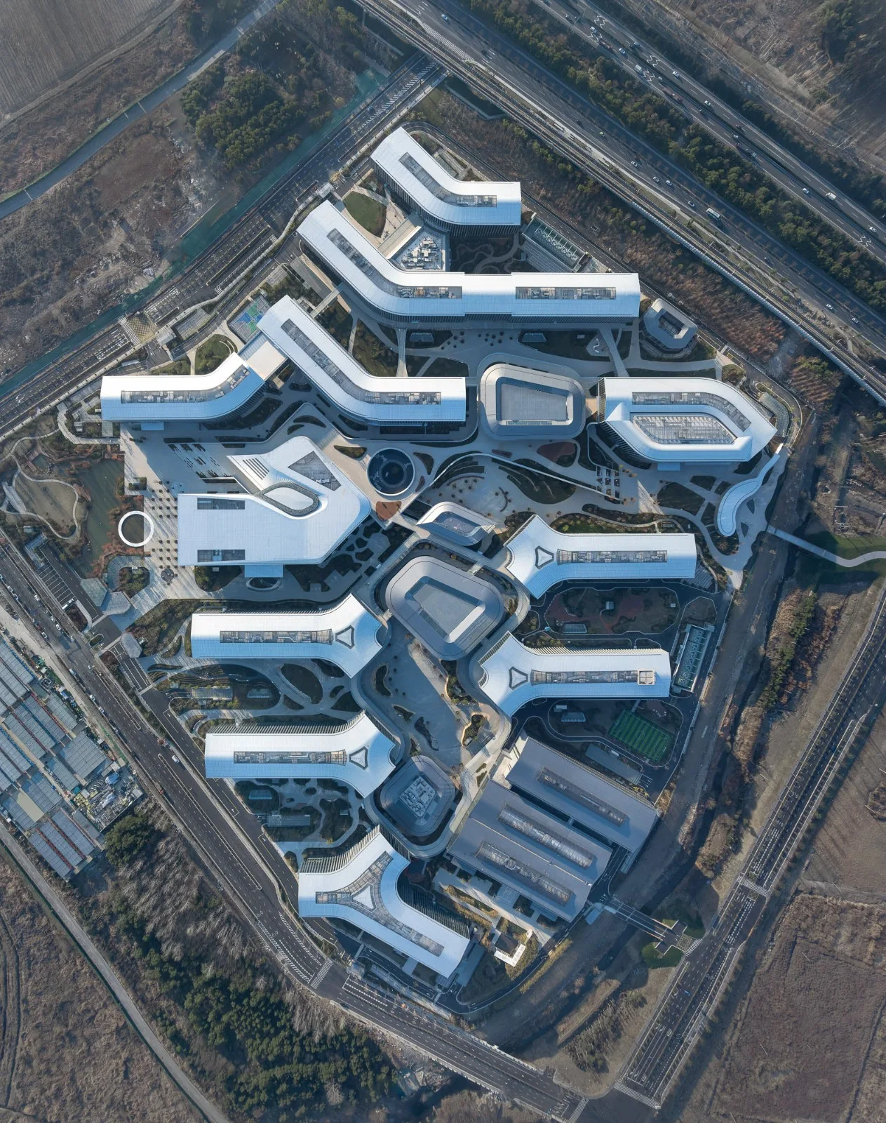 BIM Architecture | Alibaba Damo Institute Nanhu Park/Aedas